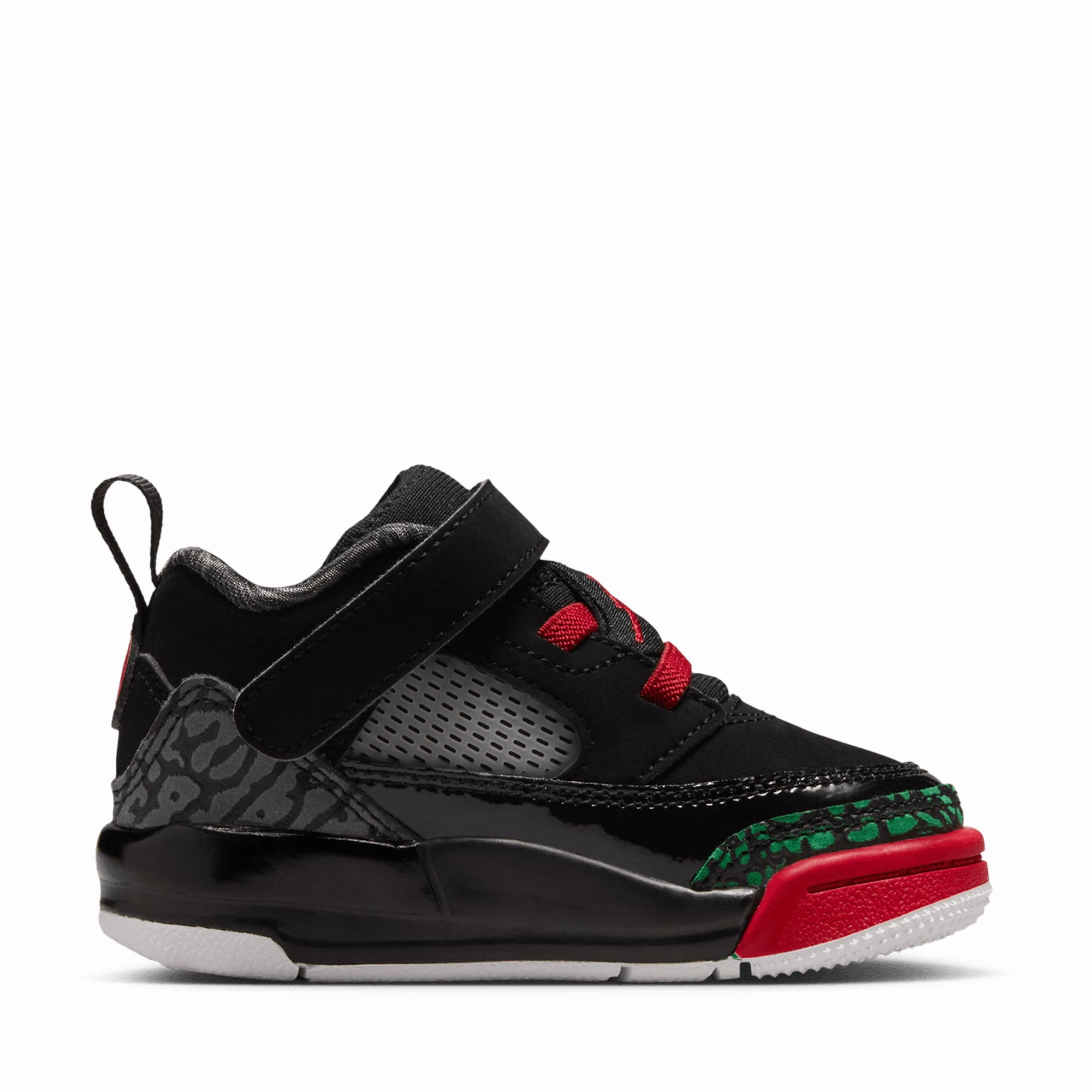 Jordan Spizike Low (TD) - Black/Varsity Red Slim Look