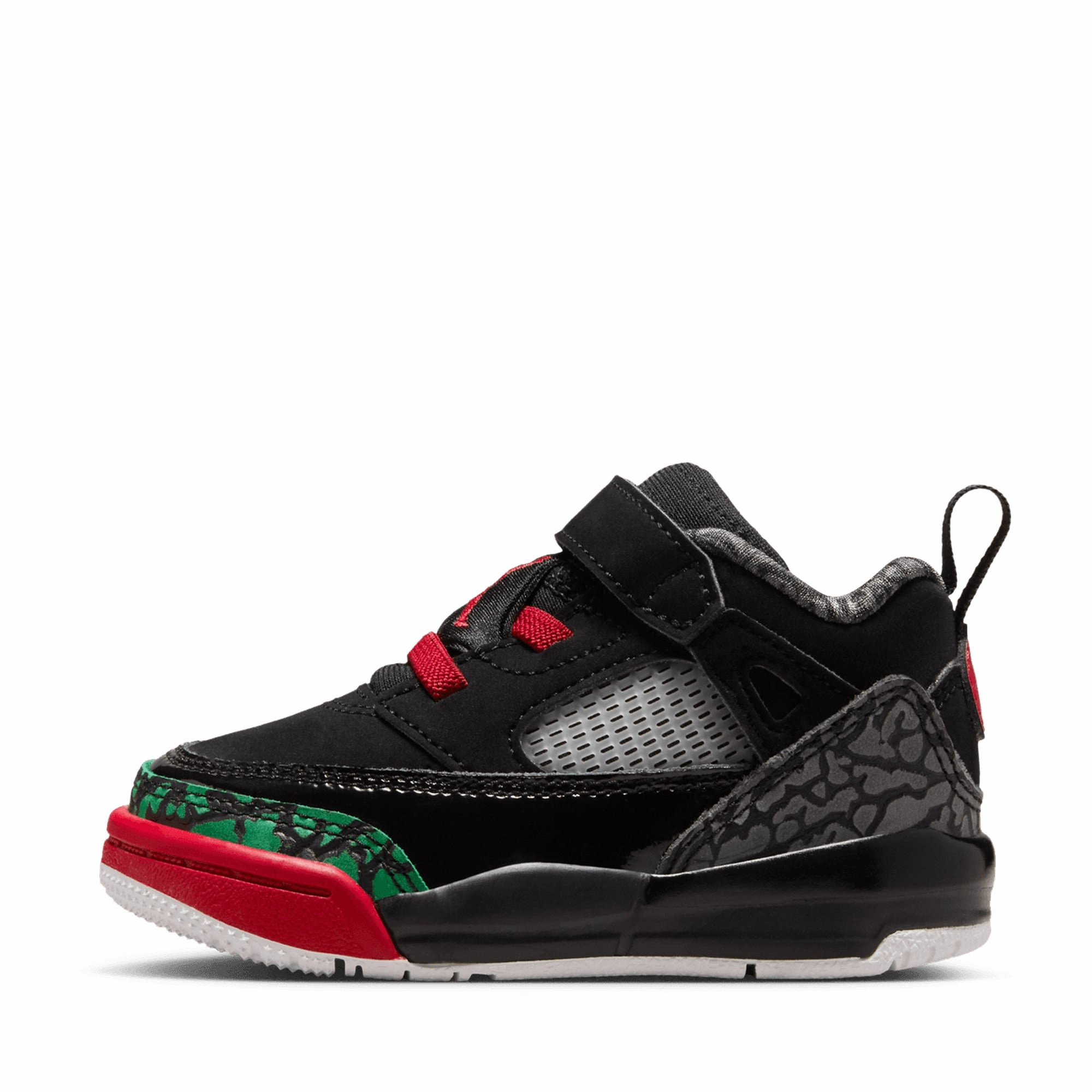 Durable Sole Durable Fit Jordan Spizike Low (TD) - Black/Varsity Red