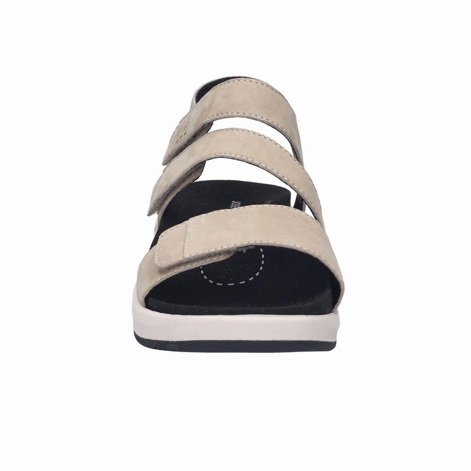 Comfort Fit Socks Josef Seibel Estelle 03 Backstrap Sandal (Women) - Taupe