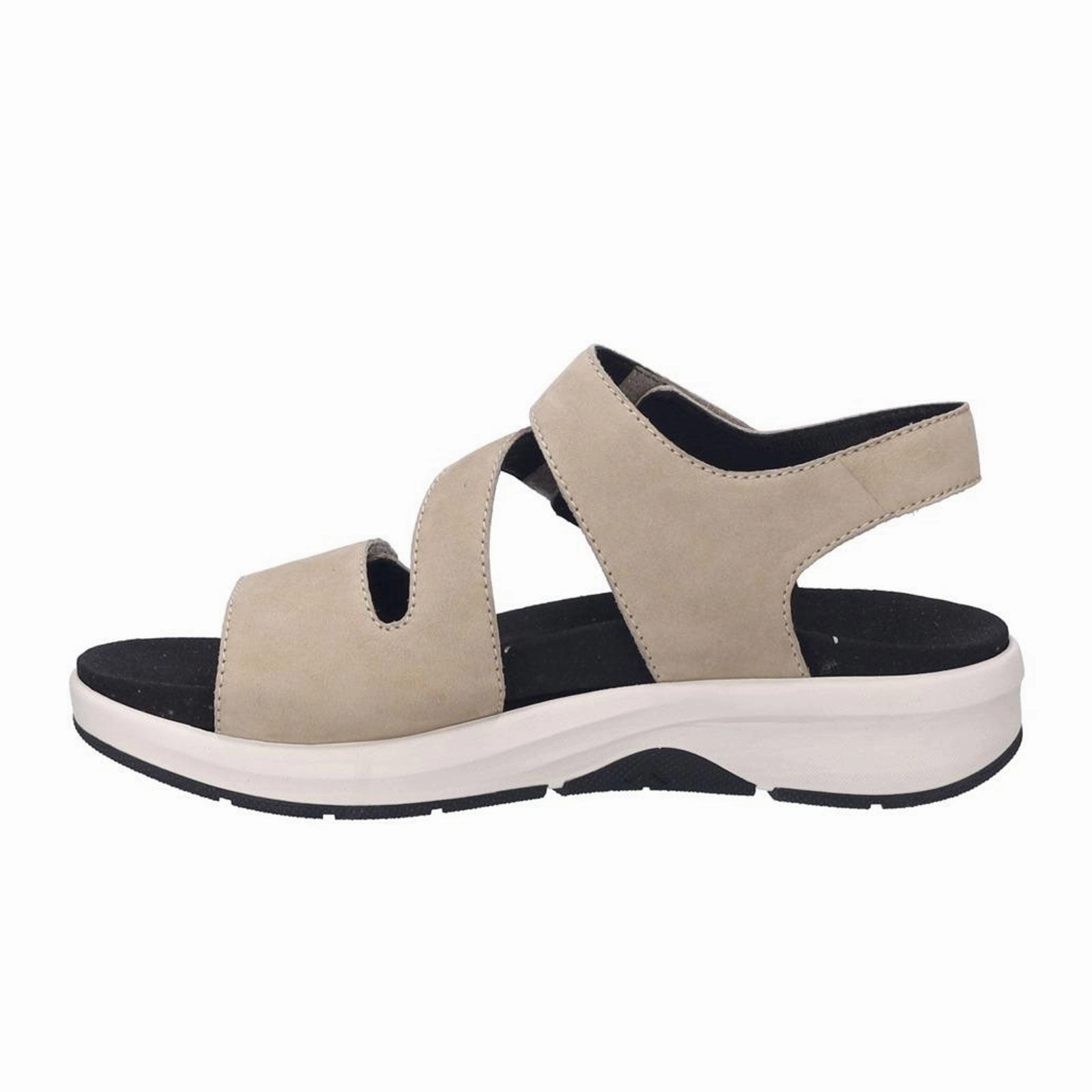 Comforted Walk Josef Seibel Estelle 03 Backstrap Sandal (Women) - Taupe