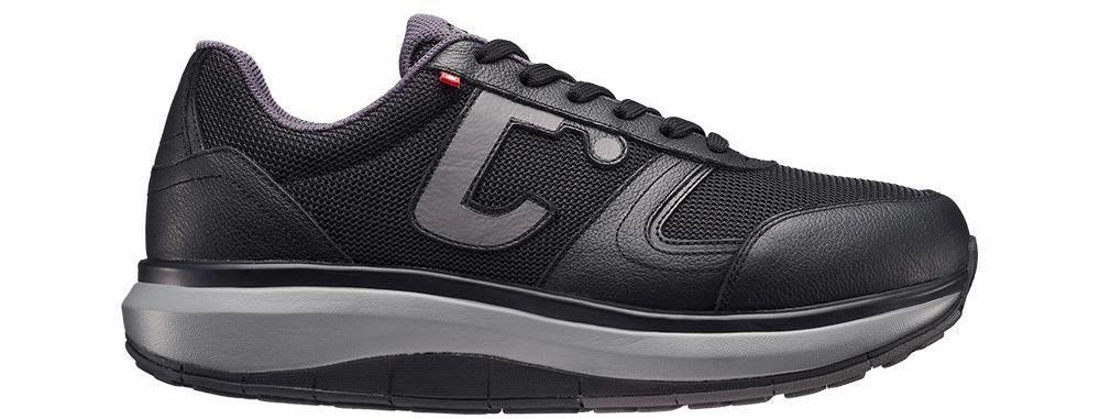 Joya Shoes Cancun Black Durable Rubber Outsole foot - agility running shoes