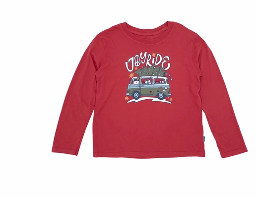 Joyride L/S Tee - Chili Pepper Matte finish kids' clothes Fancy