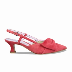 Kennedy: Coral Suede Supportive Footbed