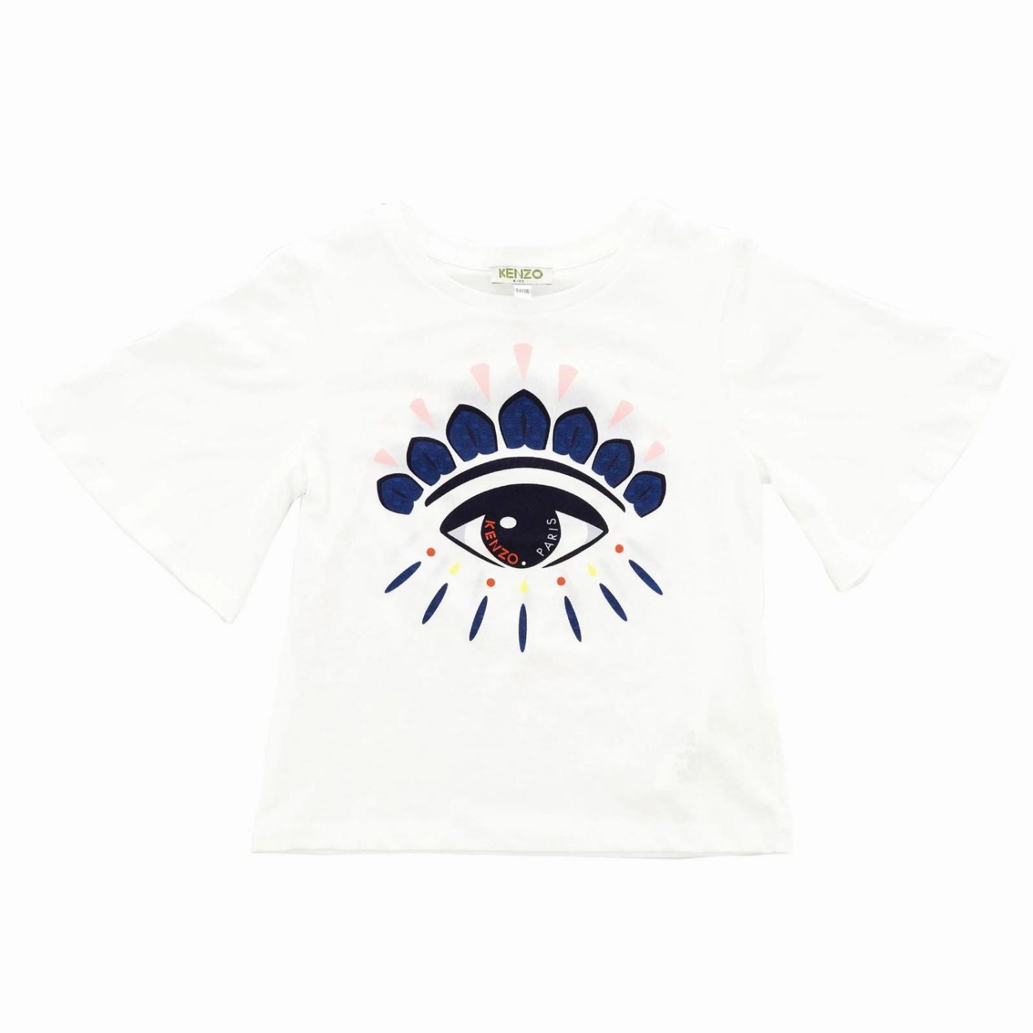 Prince costumes for children Hiking clothes for kids Kenzo Kids Fabiana Tee Shirt in Optic White