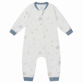 Nest Designs Baby Organic Cotton Long Sleeve Footless Sleeper - Up and Away! Everyday