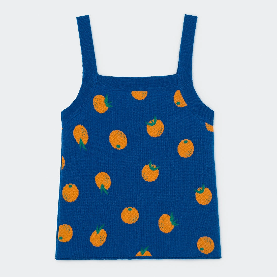 BOBO CHOSES Kids Girl Oranges Knitted Tank Top Skiing wear for children