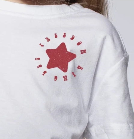 Kids Freedom Graphic Tees Curvy colorful