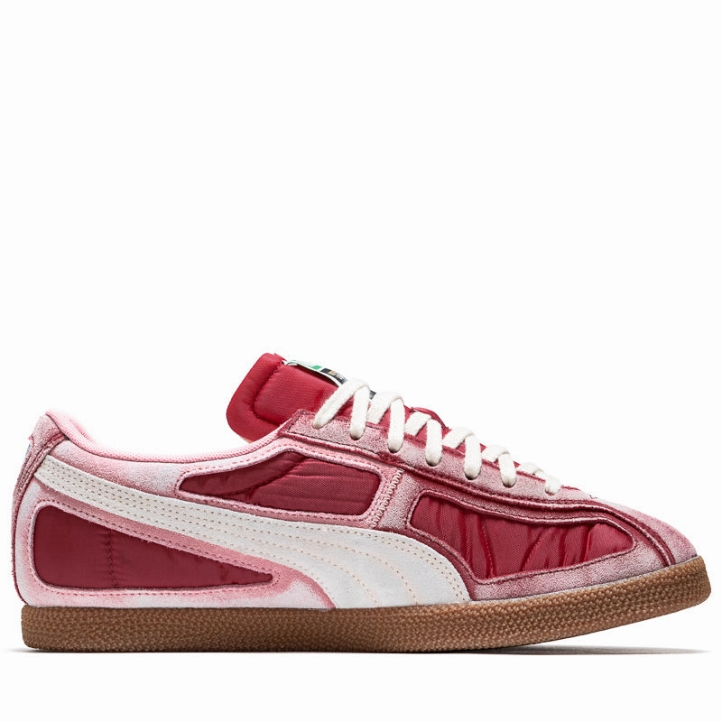 KidSuper x Puma Brasil Panels - Dark Crimson/Alpine Snow Practical Slip-on Shoes Pure Sprint