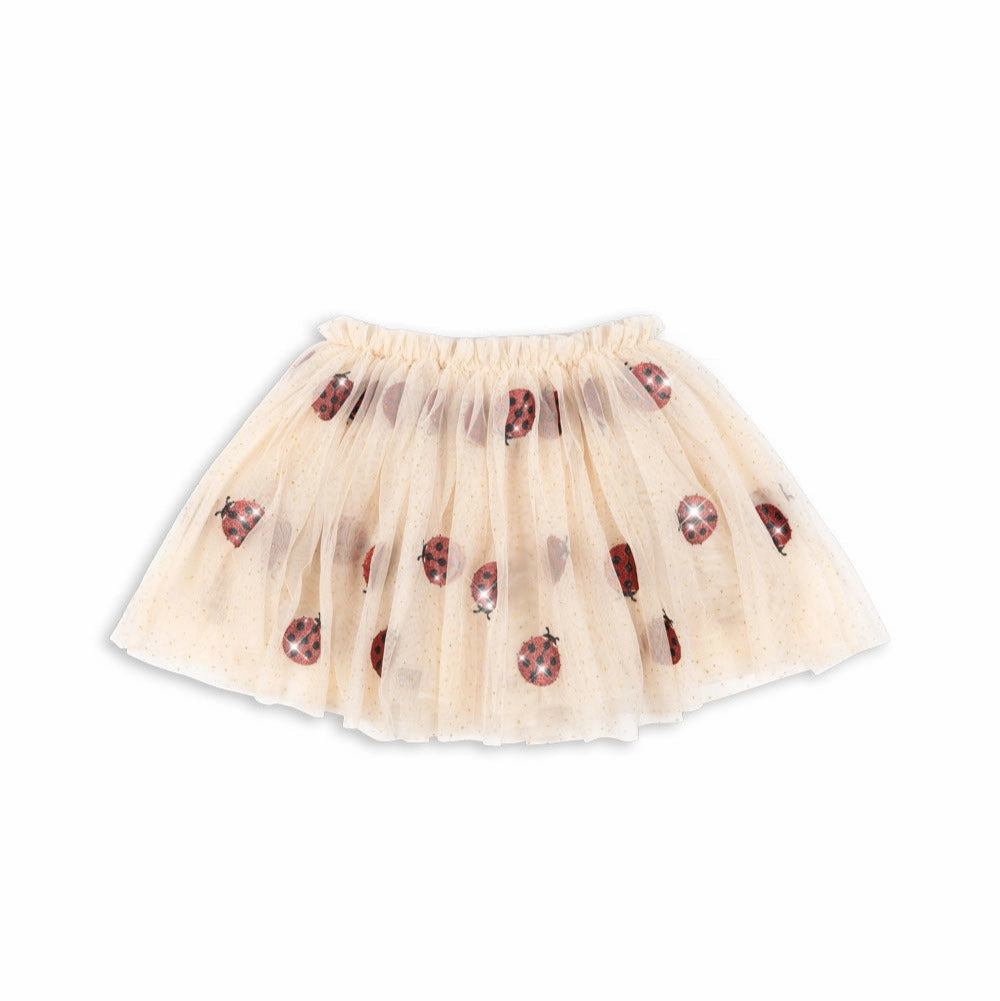 timeless Sustainable Konges Sloejd Kids Fayette Skirt - Ladybug Glitter