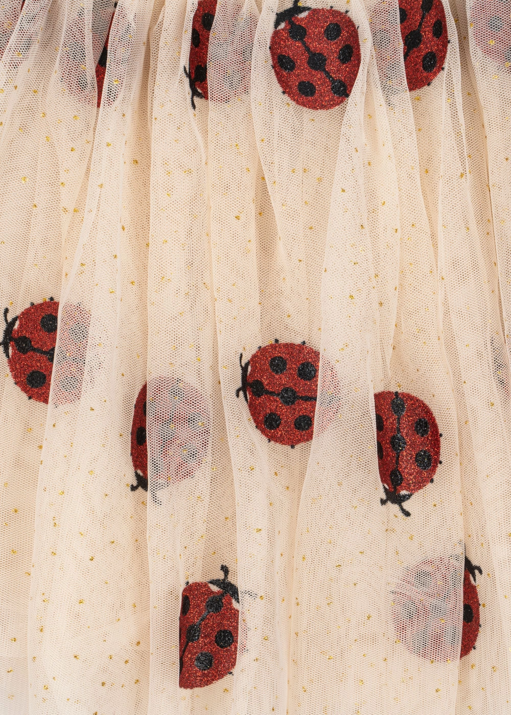 Sustainable Konges Sloejd Kids Fayette Skirt - Ladybug Glitter