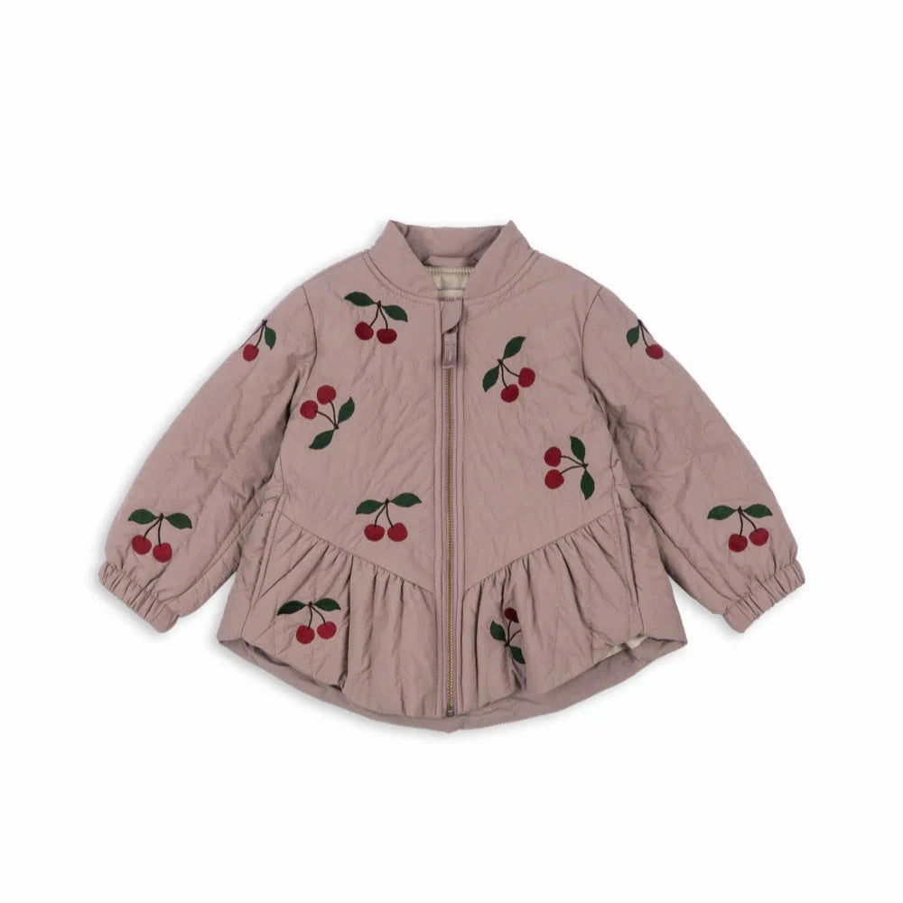 Convenient Konges Sloejd Kids Girls JUNA Bomber Jacket - Twilight Mauve