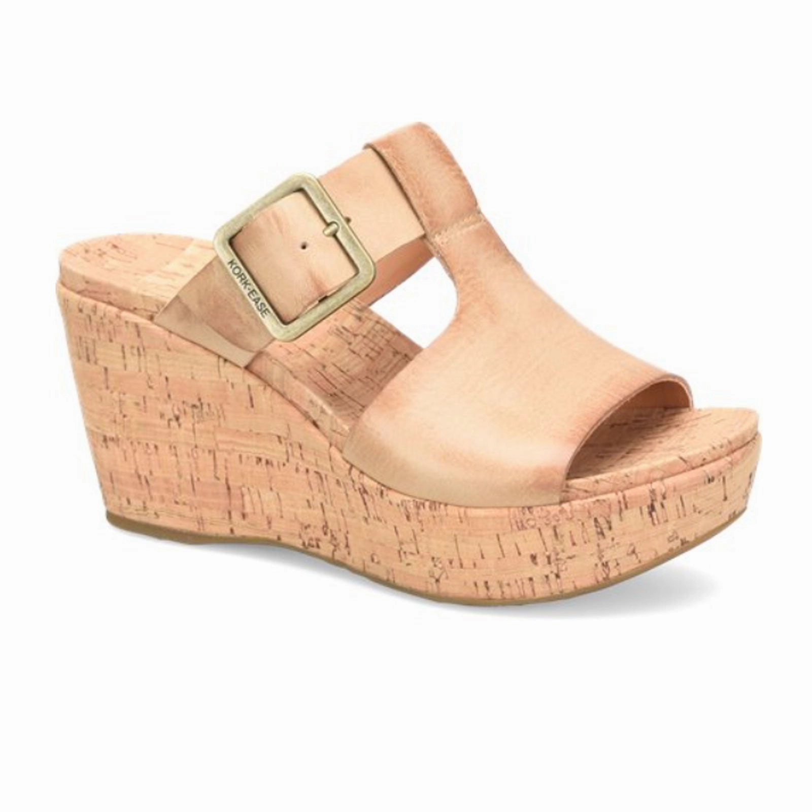Kork-Ease Andi Wedge Sandal (Women) - Natural Barley Secure Heel Grip