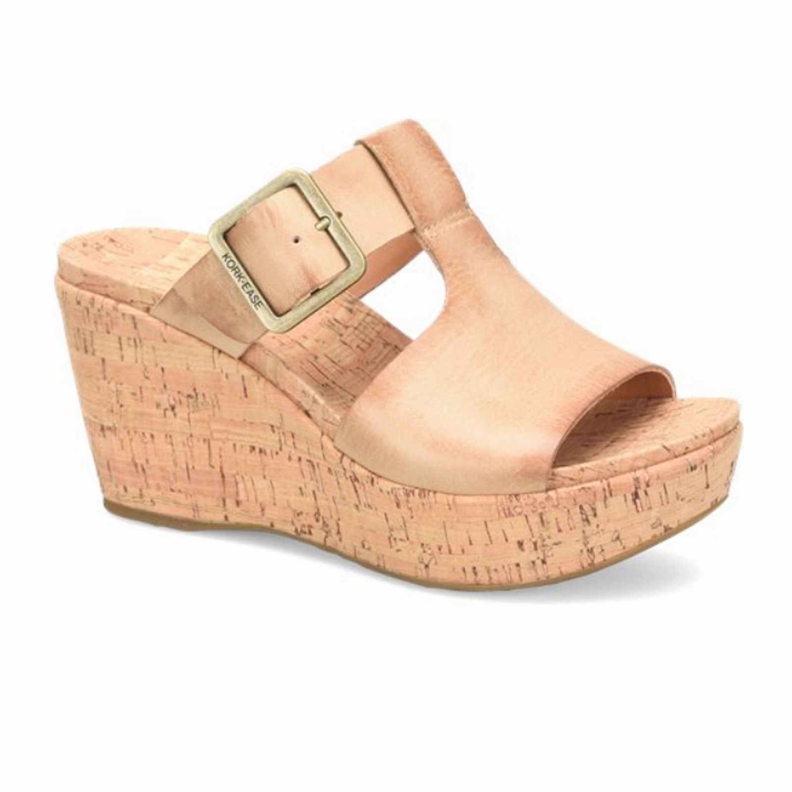 Instant Comfort Travel Foot Step Kork-Ease Andi Wedge Sandal (Women) - Natural Barley