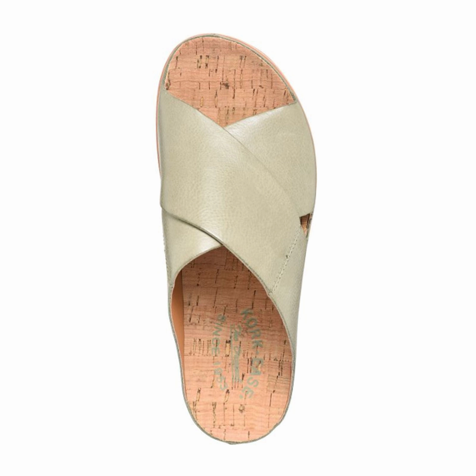 Kork-Ease Tutsi Cross-Band Slide Sandal (Women) - Green Multi Surface