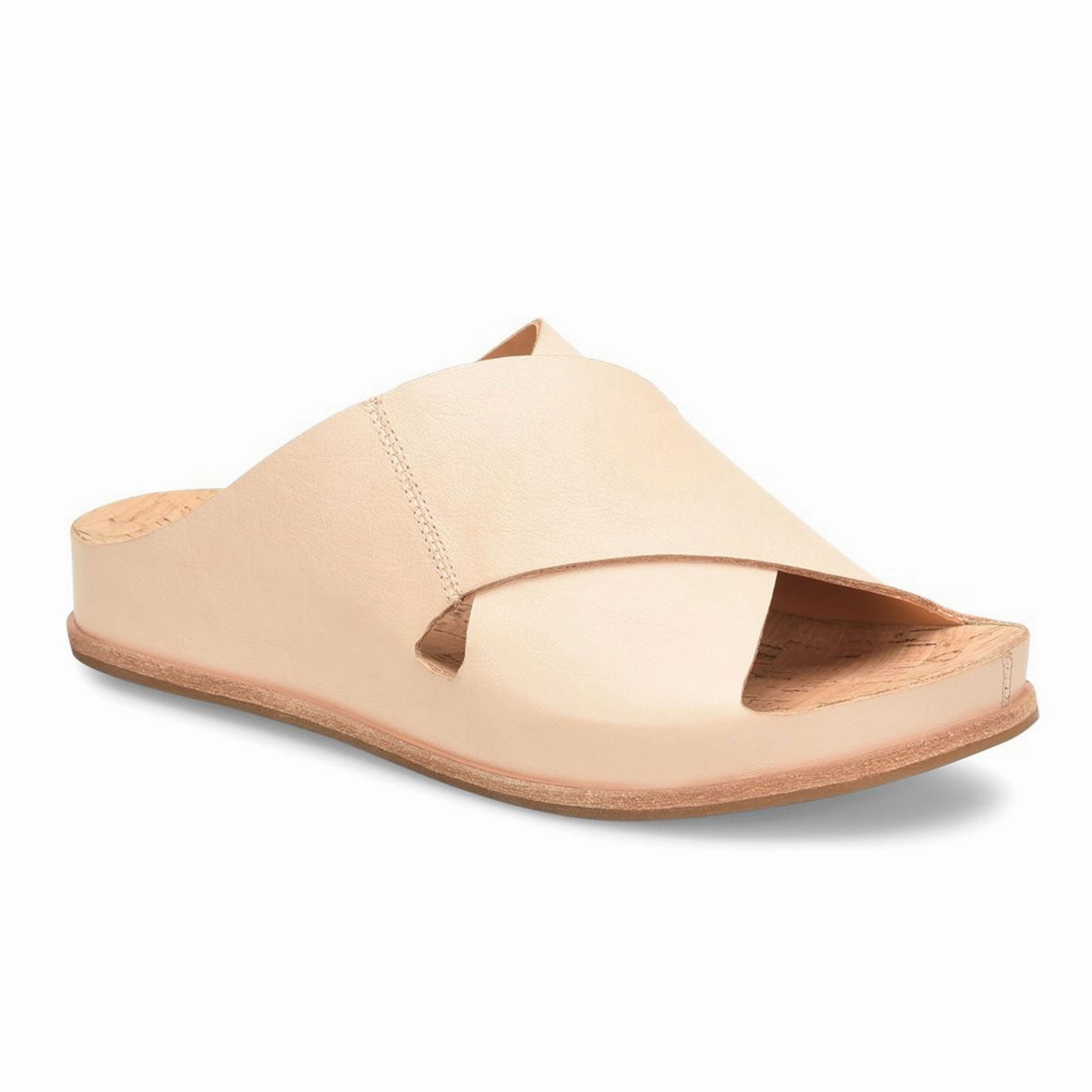 Kork-Ease Tutsi Cross-Band Slide Sandal (Women) - Natural Relax Fit Shoes