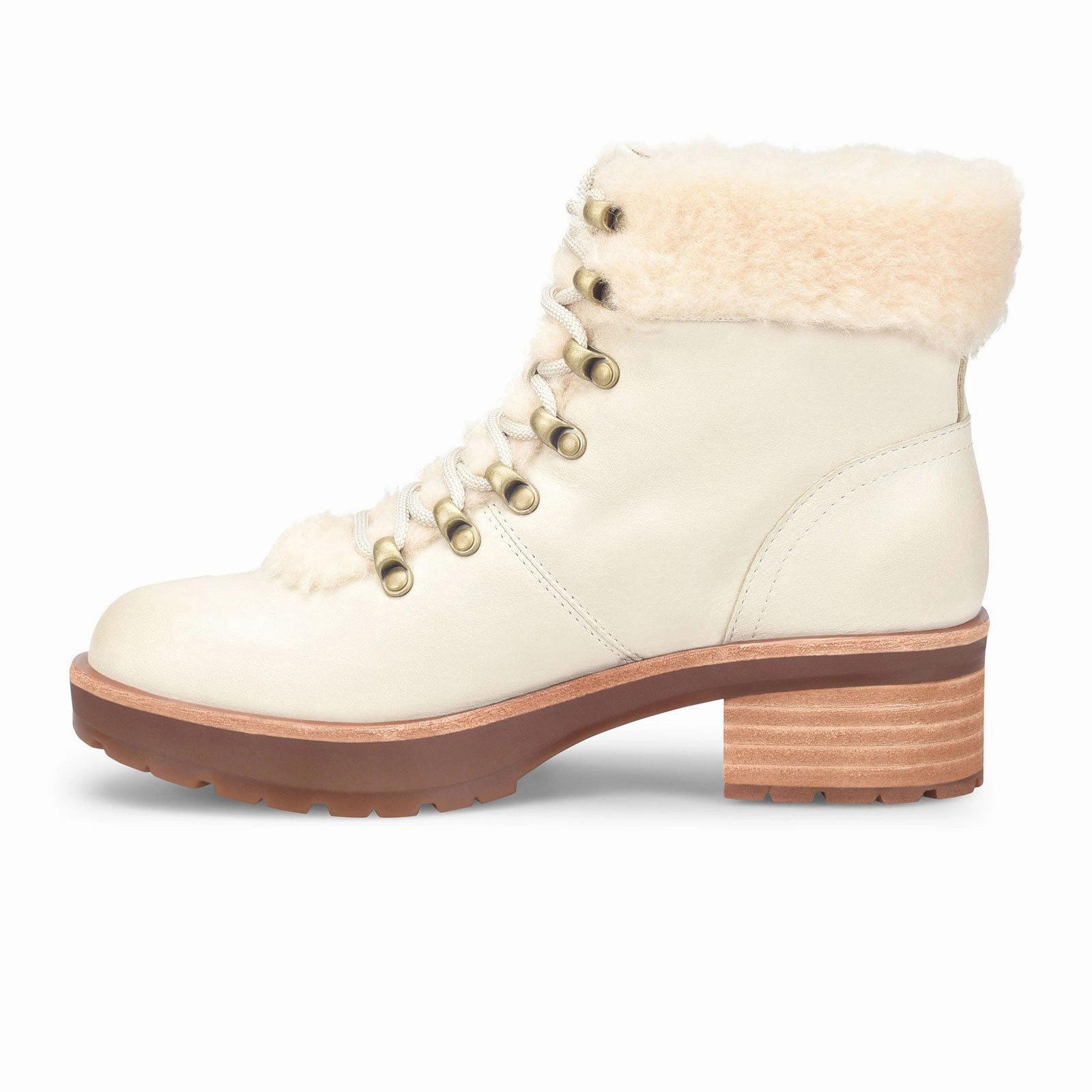 Casual Comfort Kork-Ease Winslet Heeled Mid Boot (Women) - Cream