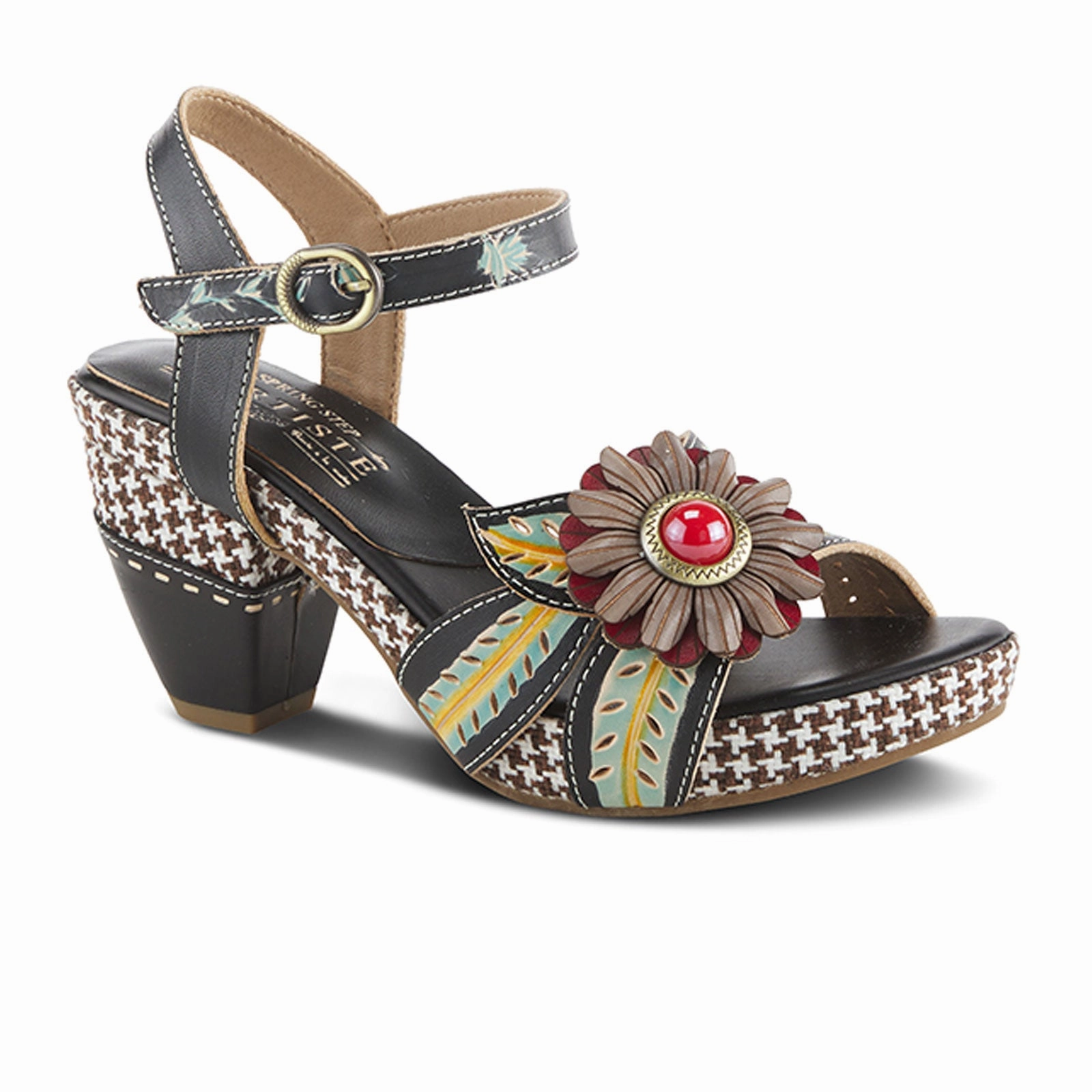 Easy Use L'Artiste Astarr Heeled Sandal (Women) - Black Multi