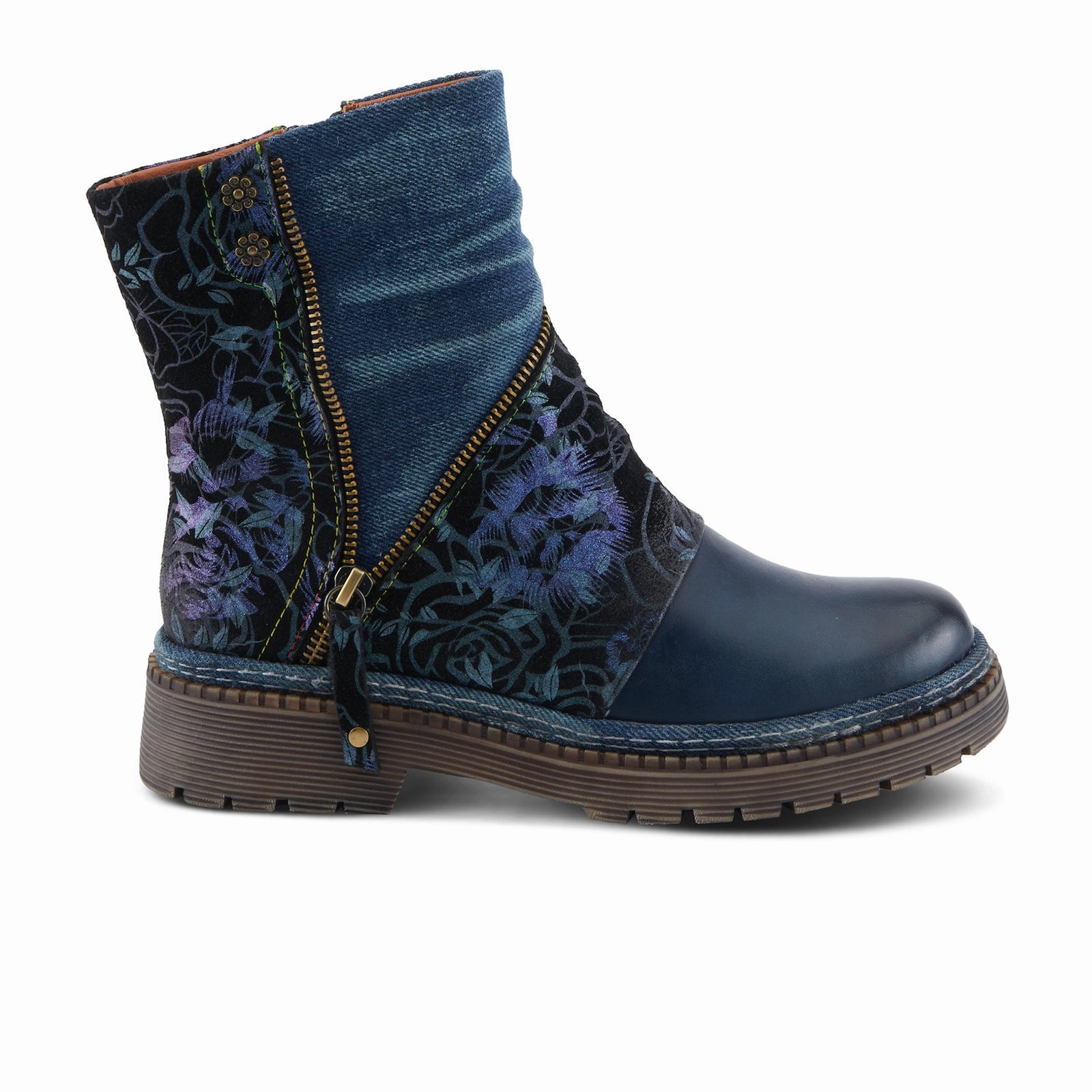 All Daywear L'Artiste Avrilrose Ankle Boot (Women) - Navy Multi