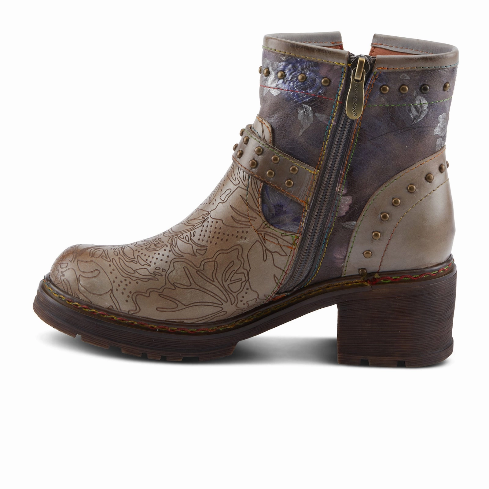 L'Artiste Branchout Ankle Boot (Women) - Grey Multi Musician??s Style