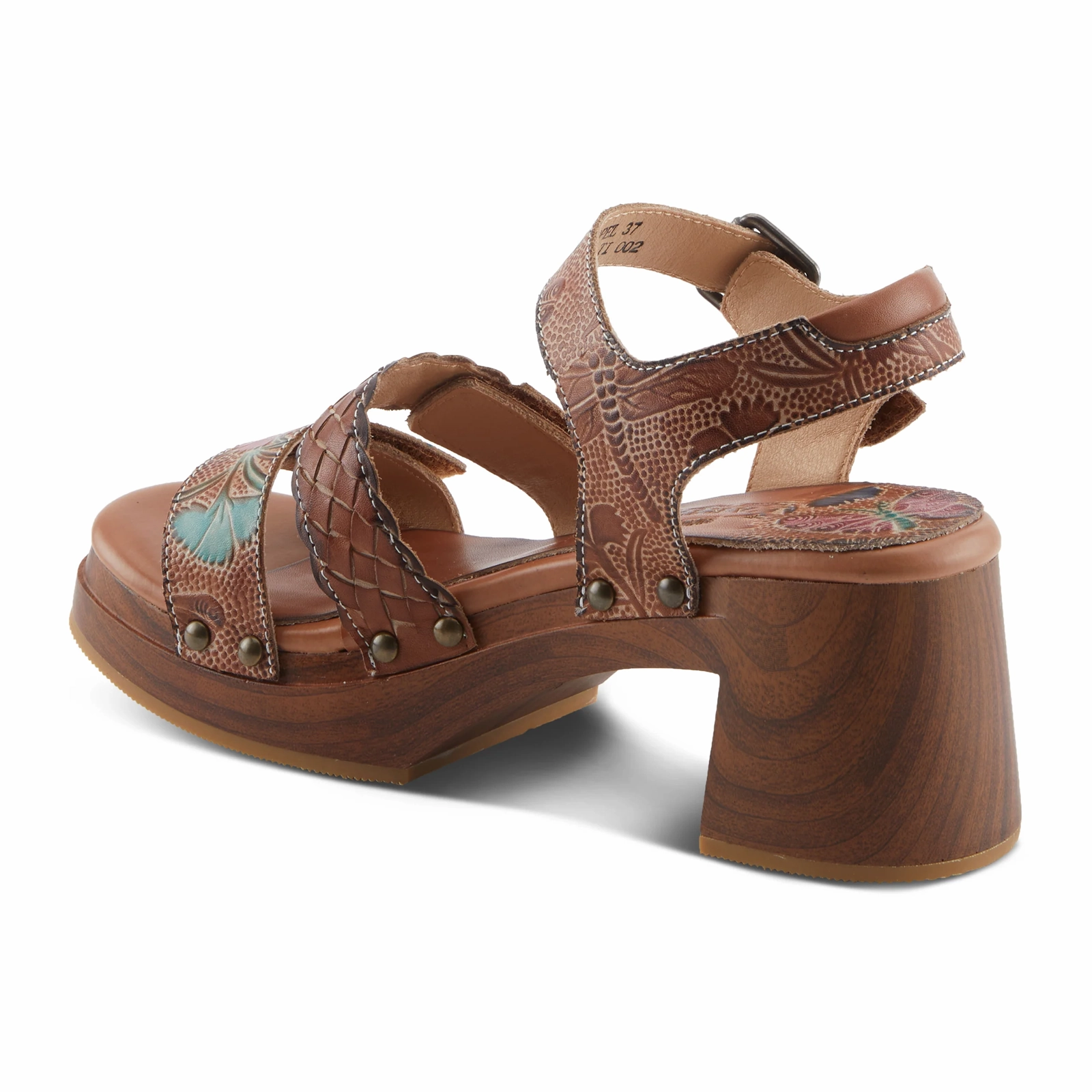 Anti Slip Edge Summer Ready L'Artiste Retropel Wedge Sandal (Women) - Brown Multi