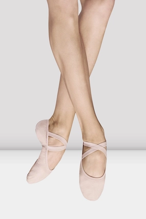 Odor Resistant Technology Ladies Performa Stretch Canvas Ballet Shoes