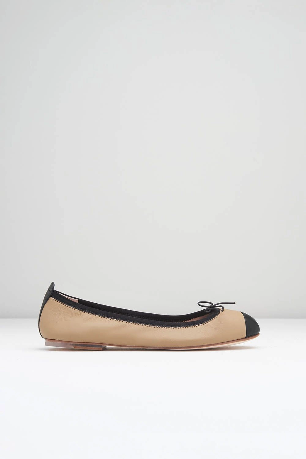 Ladies Rigel Ballet Pumps Stretchable Collar