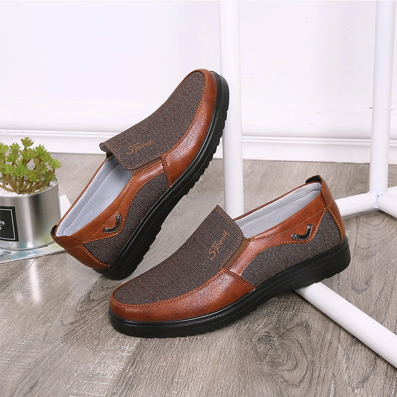 Work Ready Large Size Men Slip On Oxfords