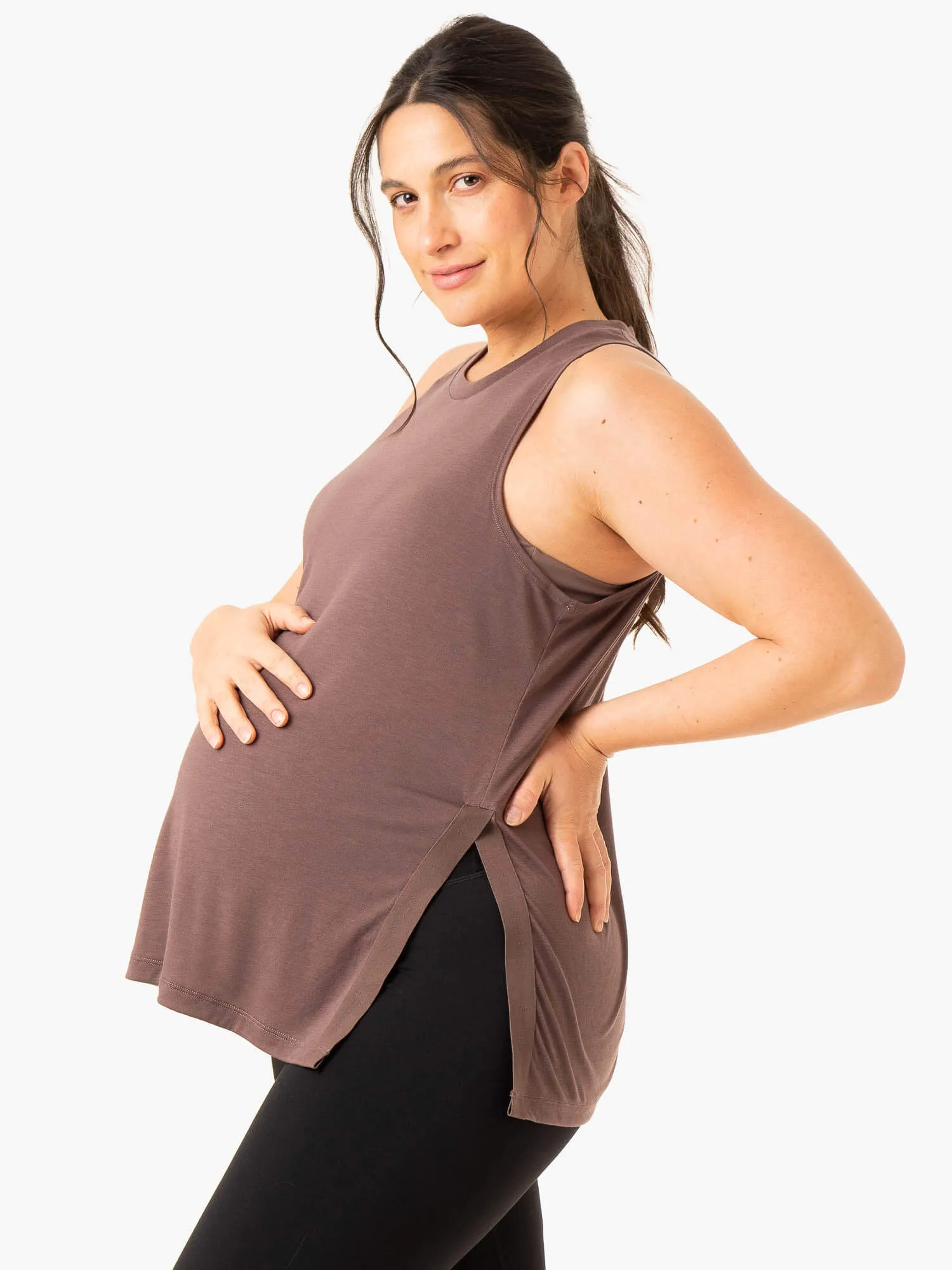 Active Bump Tank - Chocolate NonChafingTrim