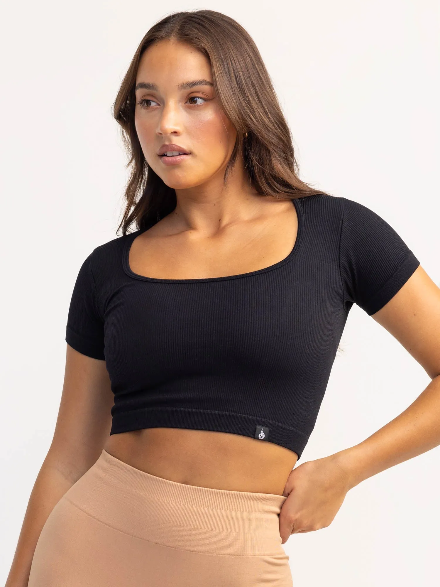 Chilly Layer Lift 2.0 Rib Seamless T-Shirt - Black