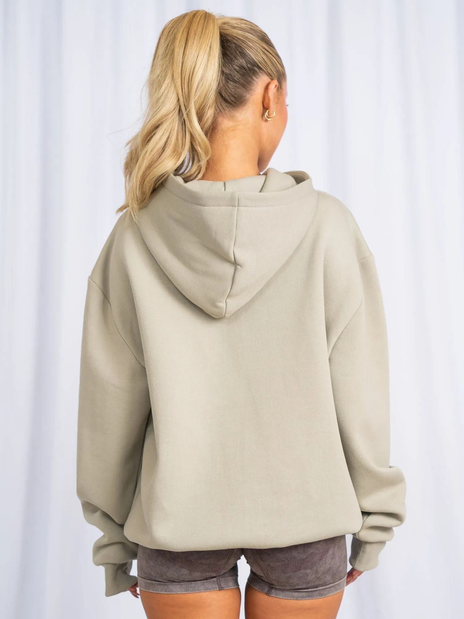 Unisex Hoodie - Stone Urban Travel Articulated Elbows