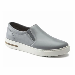 Modern Comfort Fresh Step Birkenstock Oswego Slip On Sneaker (Men) - Gray Leather