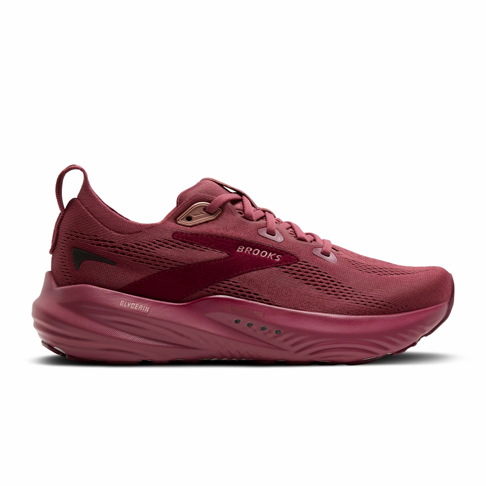 Adjustable Brooks Glycerin 22 Running Shoe (Women) - Berry/Burgundy/Rose