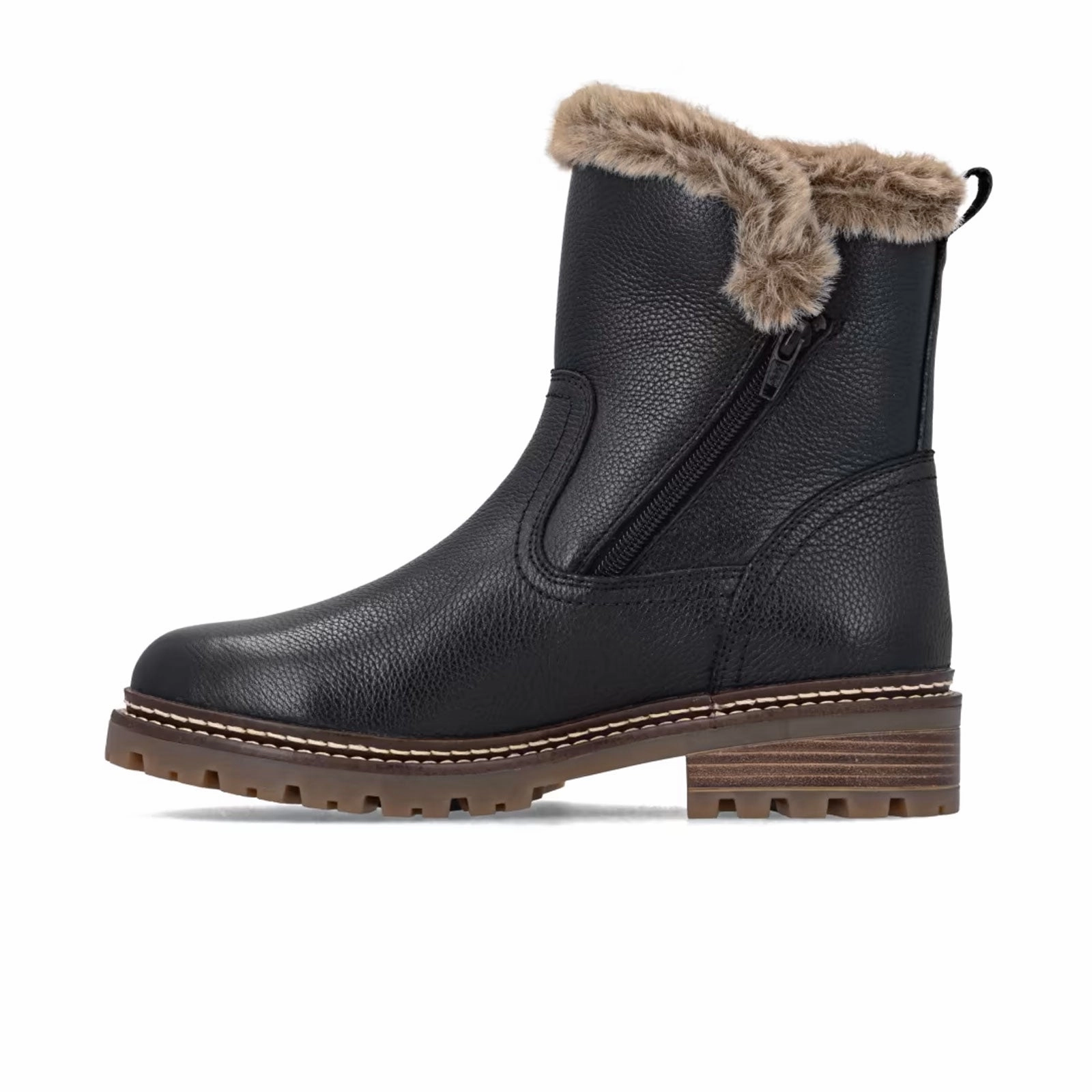 Remonte D0B83 Stefanie Boot (Women) - Schwarz/Steppe Castor Orthopedic friendly Coffee Corner