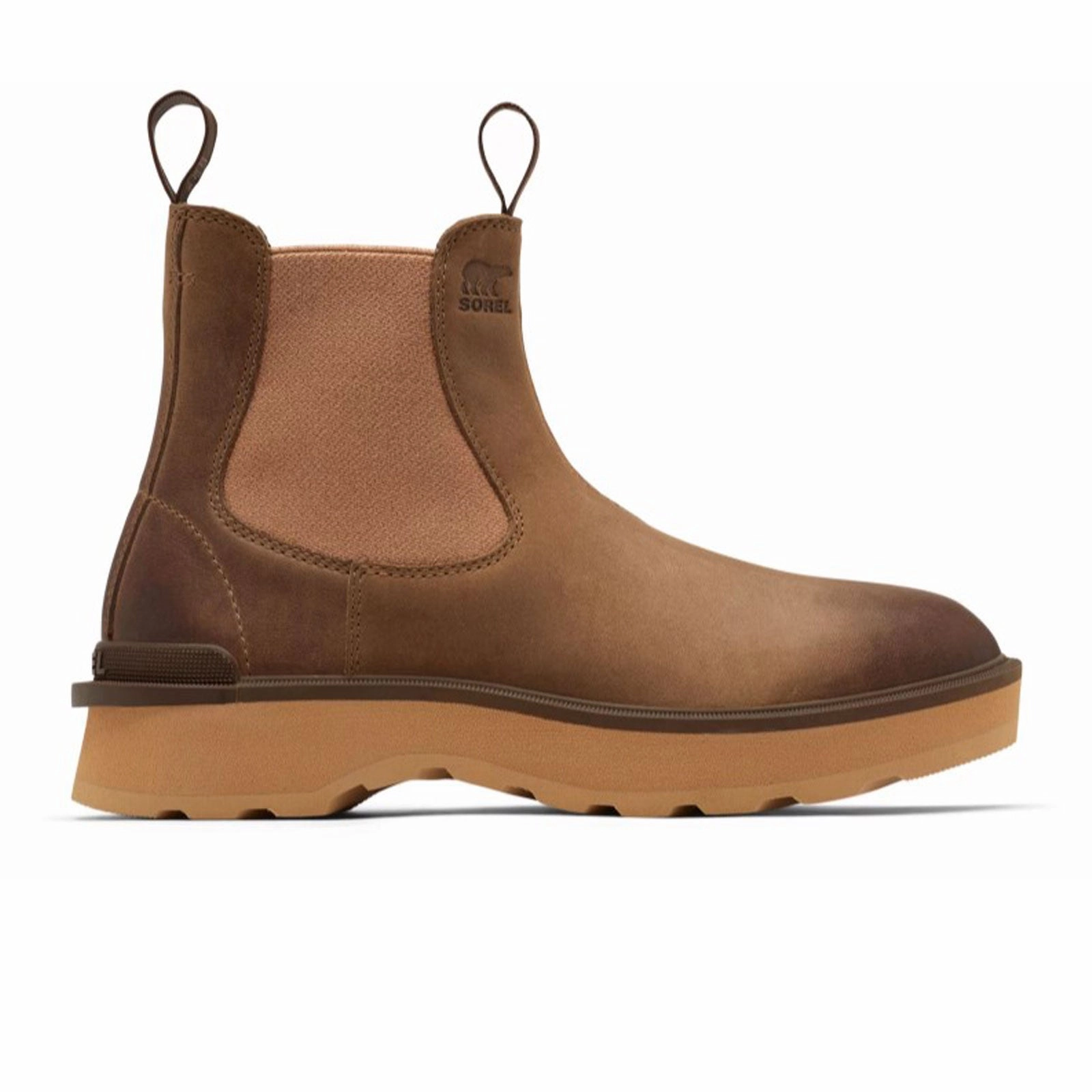 Comfortable All-day Slip-ons Sorel Hi-Line Chelsea Boot (Women) - Umber/Tawny Buff