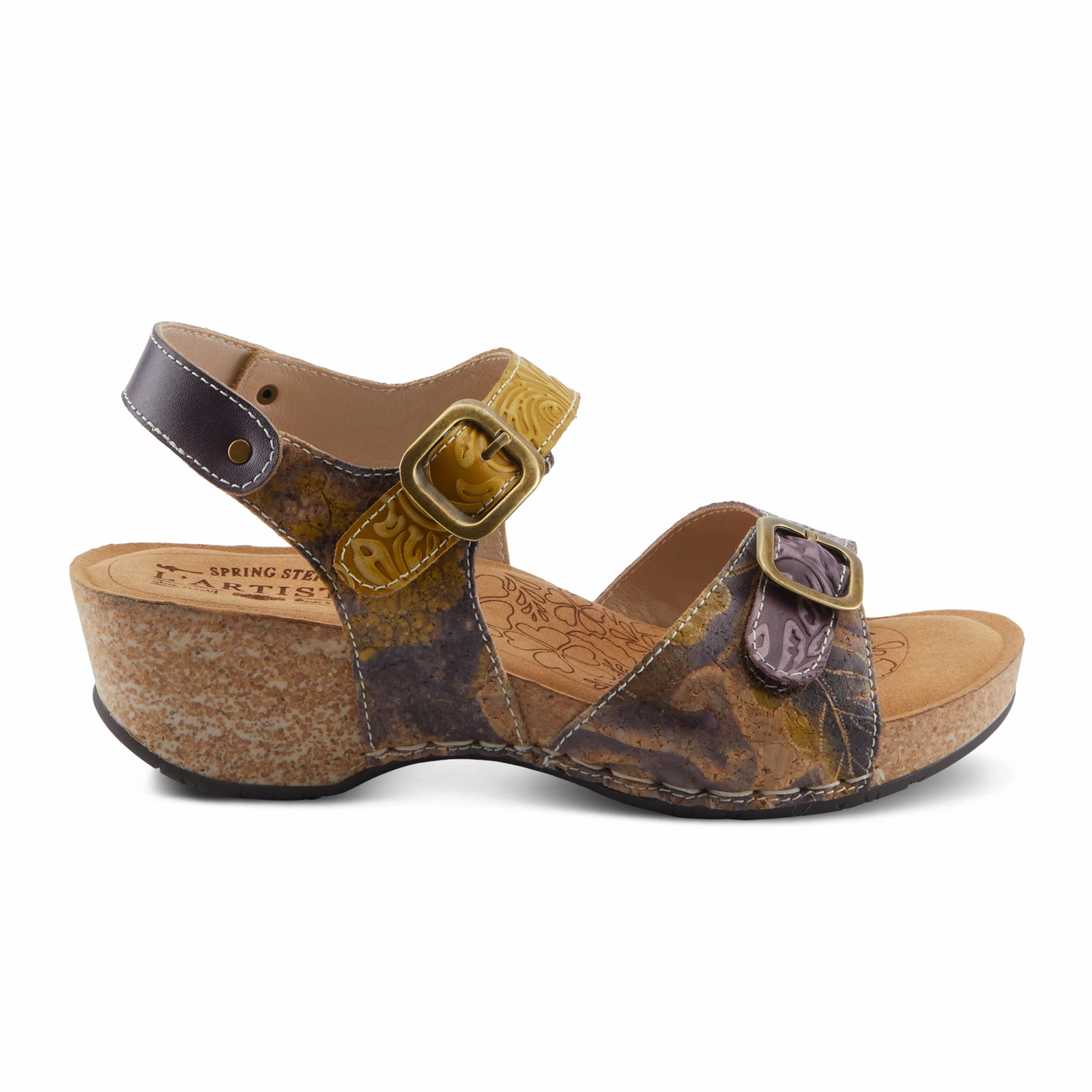 Foam Midsole L'Artiste Osuna Wedge Sandal (Women) - Purple Multi