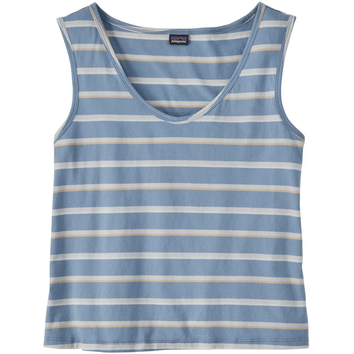 Contrast Stitch Wind Resistant Fabric Women's Regenerative Organic Certified Cotton Tank