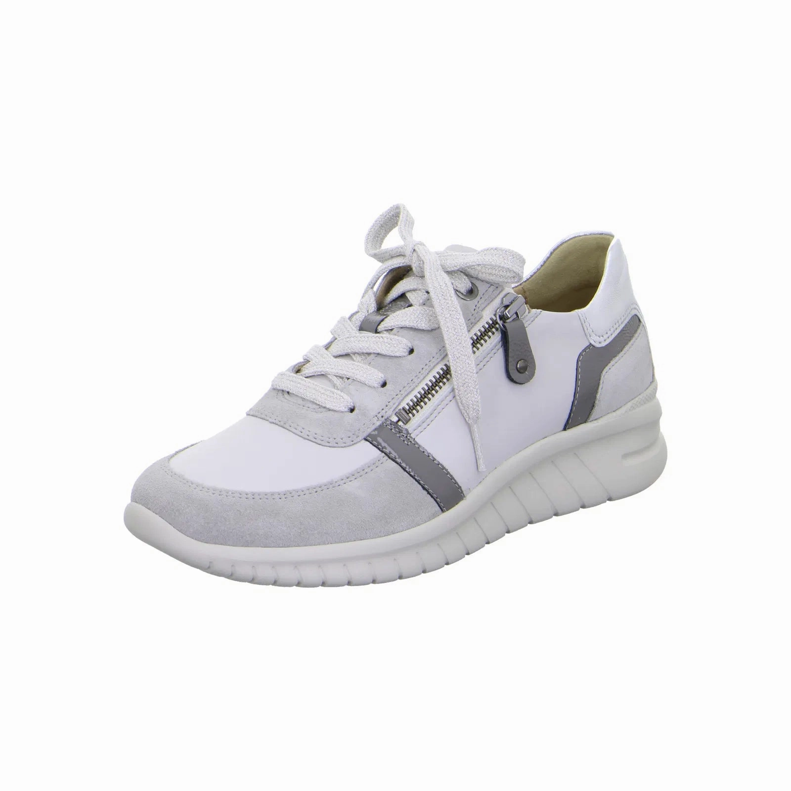 Hartjes Wave Aluminum/Grey Breathable Upper Flexible Outsole Grooves