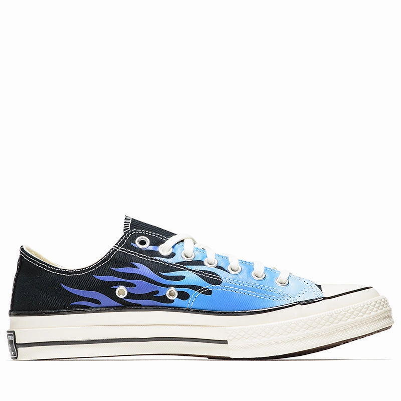 Forest trail Chrome-Tanned Converse Chuck 70 Ox - Black/Blue