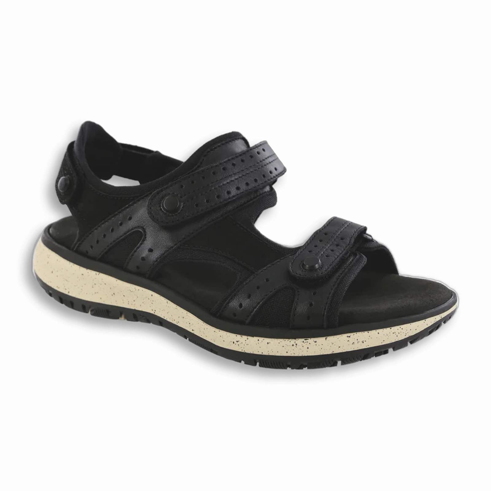 SAS Embark Active Sandal (Women) - Black Ash Textured Grip
