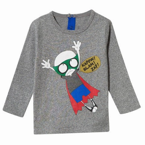 Animal print clothes for children Little Marc Jacobs W05178 A13 Grey