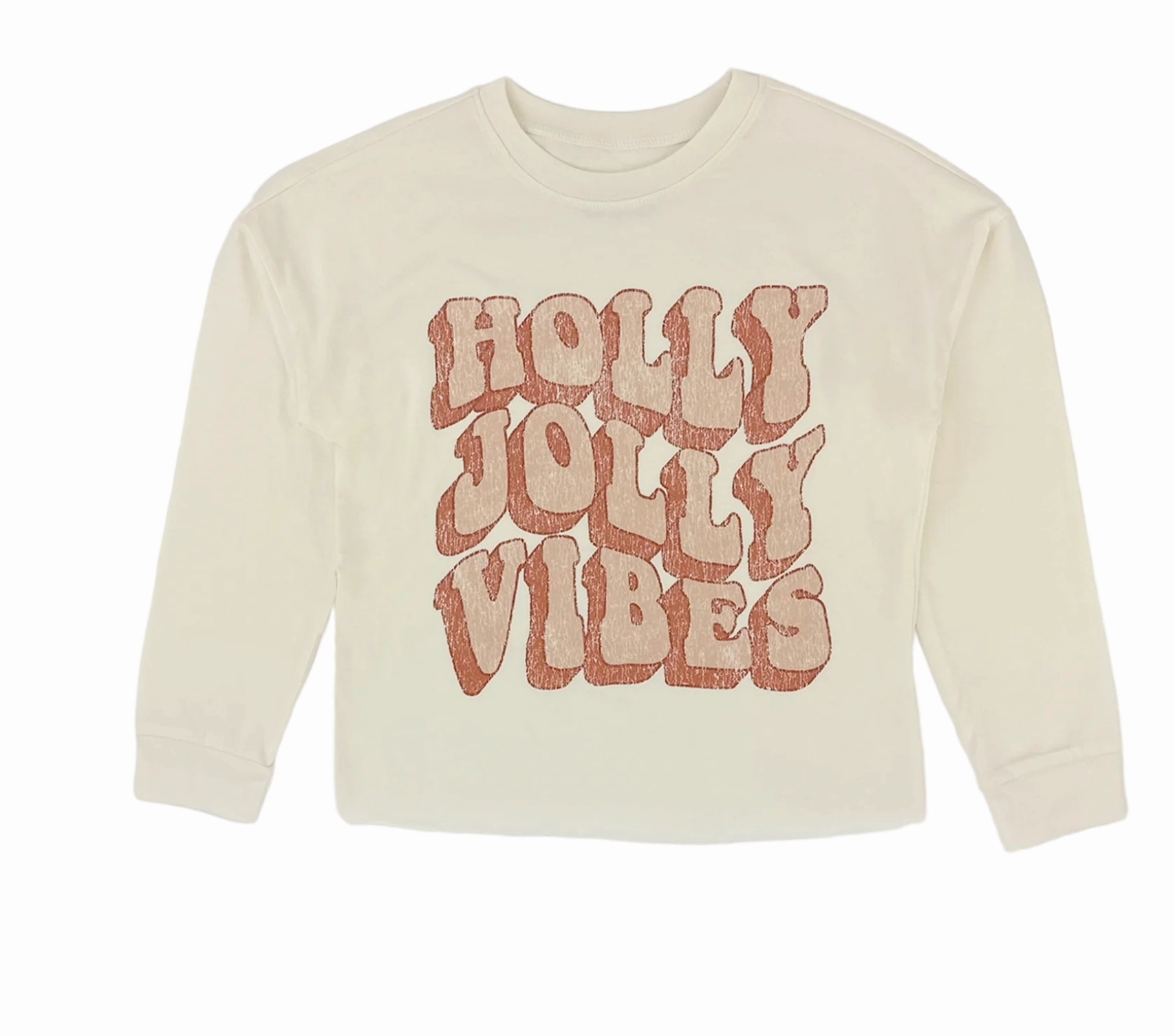 Long Sleeve Tee- Holly Jolly Vibes Party - Wear