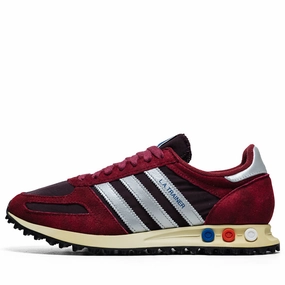 Soft Insole True Grip Adidas LA Trainer OG - Noble Maroon/Silver Metallic