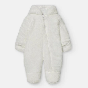 Naughty Losan Kids PENGUIN Allover White Winter Jumpsuit - Newborn