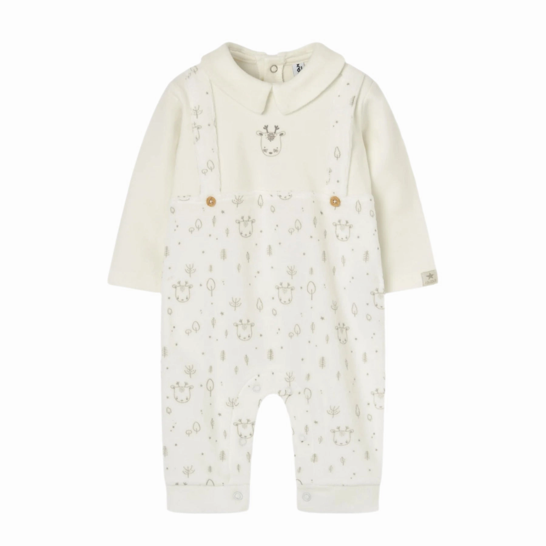 Losan Kids Winter Deer Bodysuit - White - Newborn Colorful kids' clothes