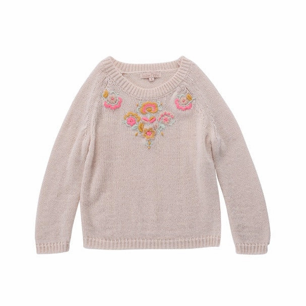 Choir clothes for children Easter clothes for kids Louise Misha Kids Girl's Pull Gorskiz Sweaters - Cream