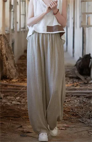 Core Comfort Urban Cool Women Summer Linen Casual Pants