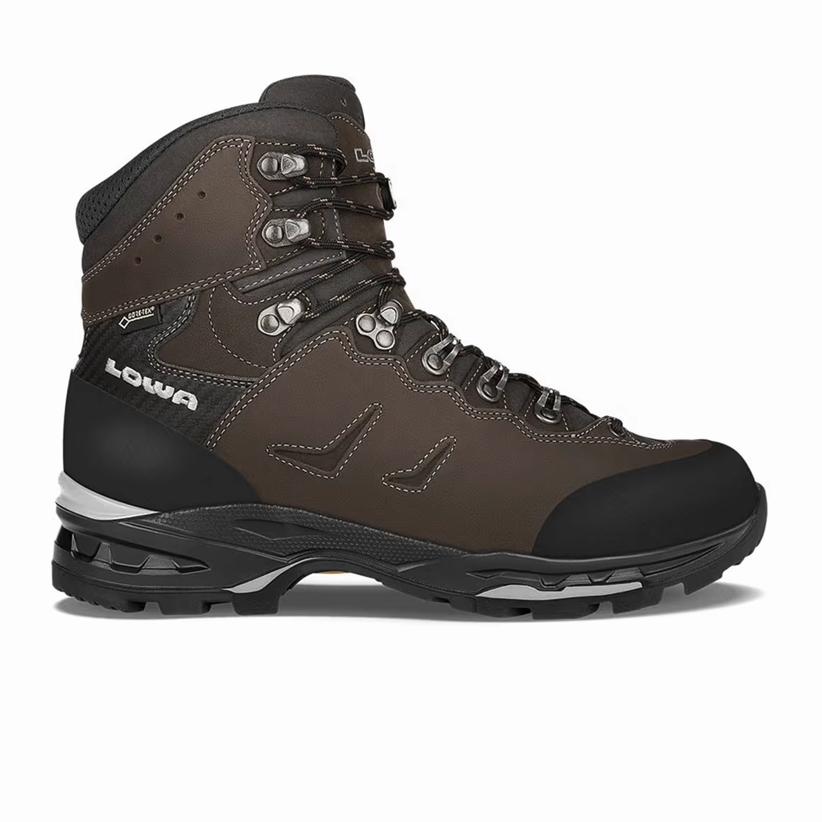 Lowa Camino GTX Mid Hiking Boot (Men) - Dark Grey/Black Food Lane