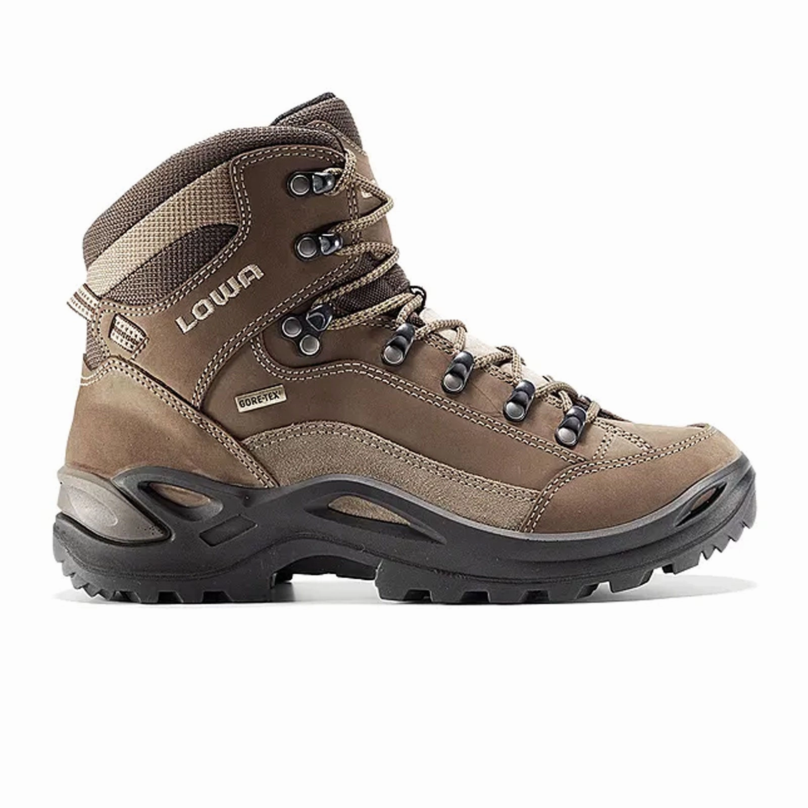 Indoor Lowa Renegade GTX Mid Wide Hiking Boot (Women) - Taupe/Sepia