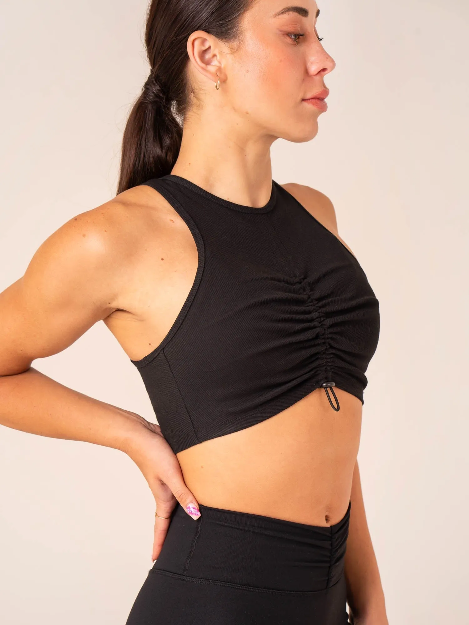 Sustainable Production Methods Erasable Surface Coating Tempo Rib Tank - Black