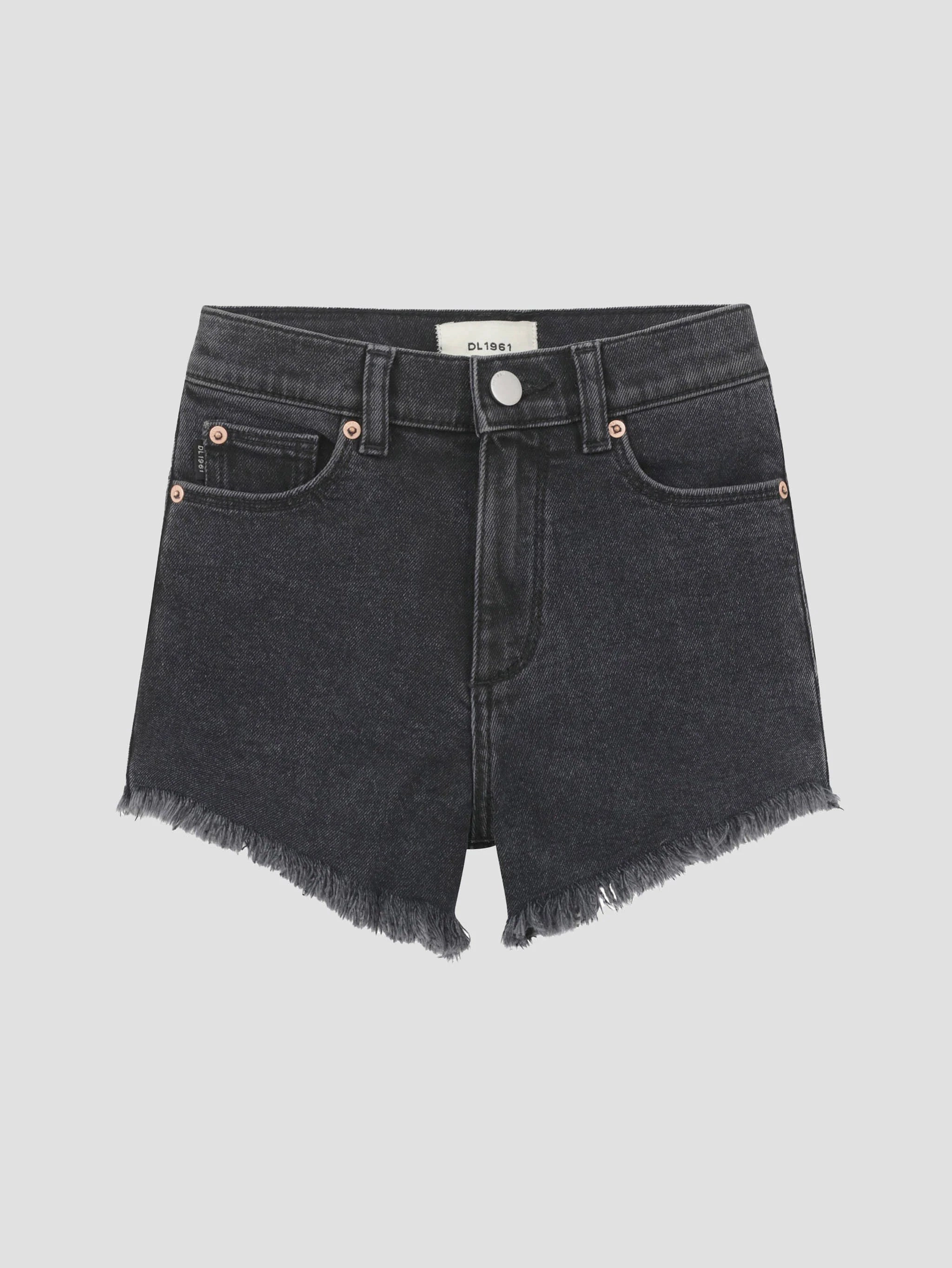 Easy - to - wear Lucy Shorts: High Rise Cut Off - Nightshade